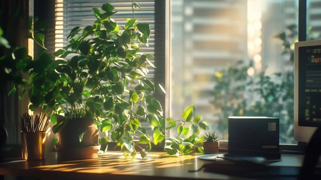 Transformez l'air toxique de votre bureau en oxygène pur grâce à cette plante miraculeuse qui prospère même sans lumière ni arrosage