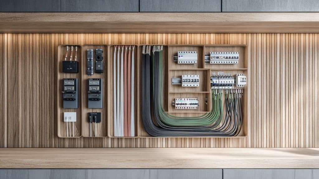 Cacher les fils électriques dans la maison: 7 astuces