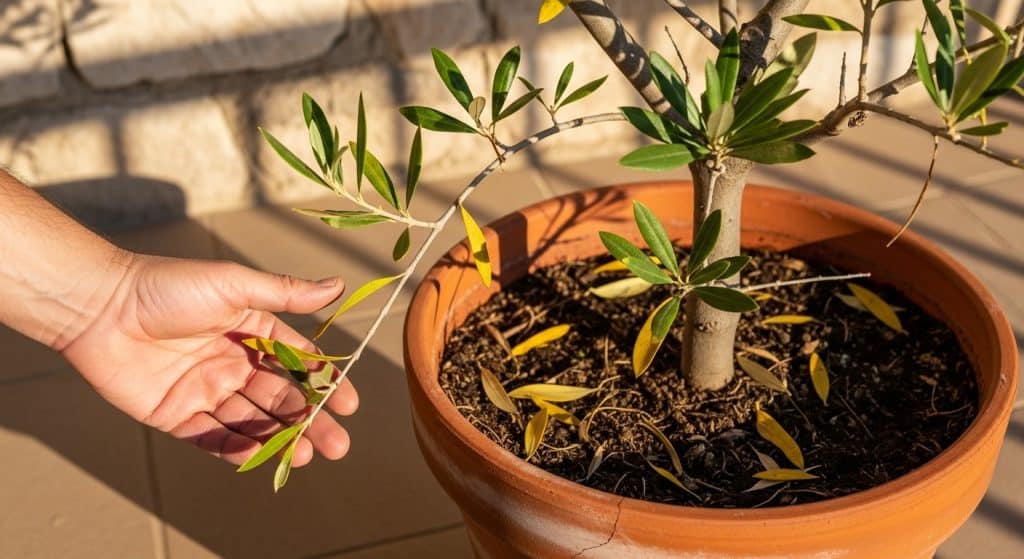 Pourquoi mon olivier perd ses feuilles ?