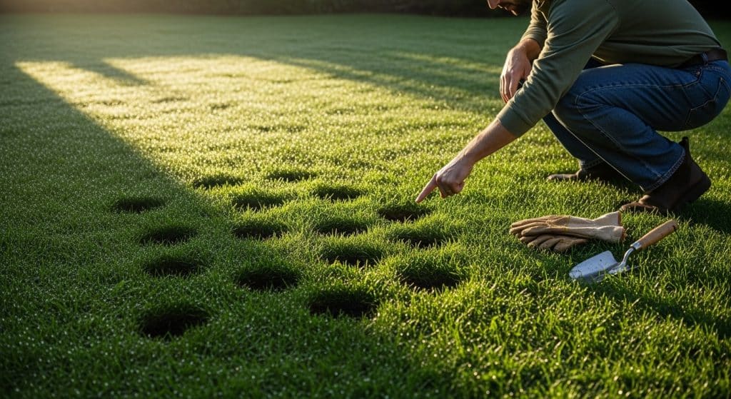 Trous dans le jardin sans monticule : que faire ?